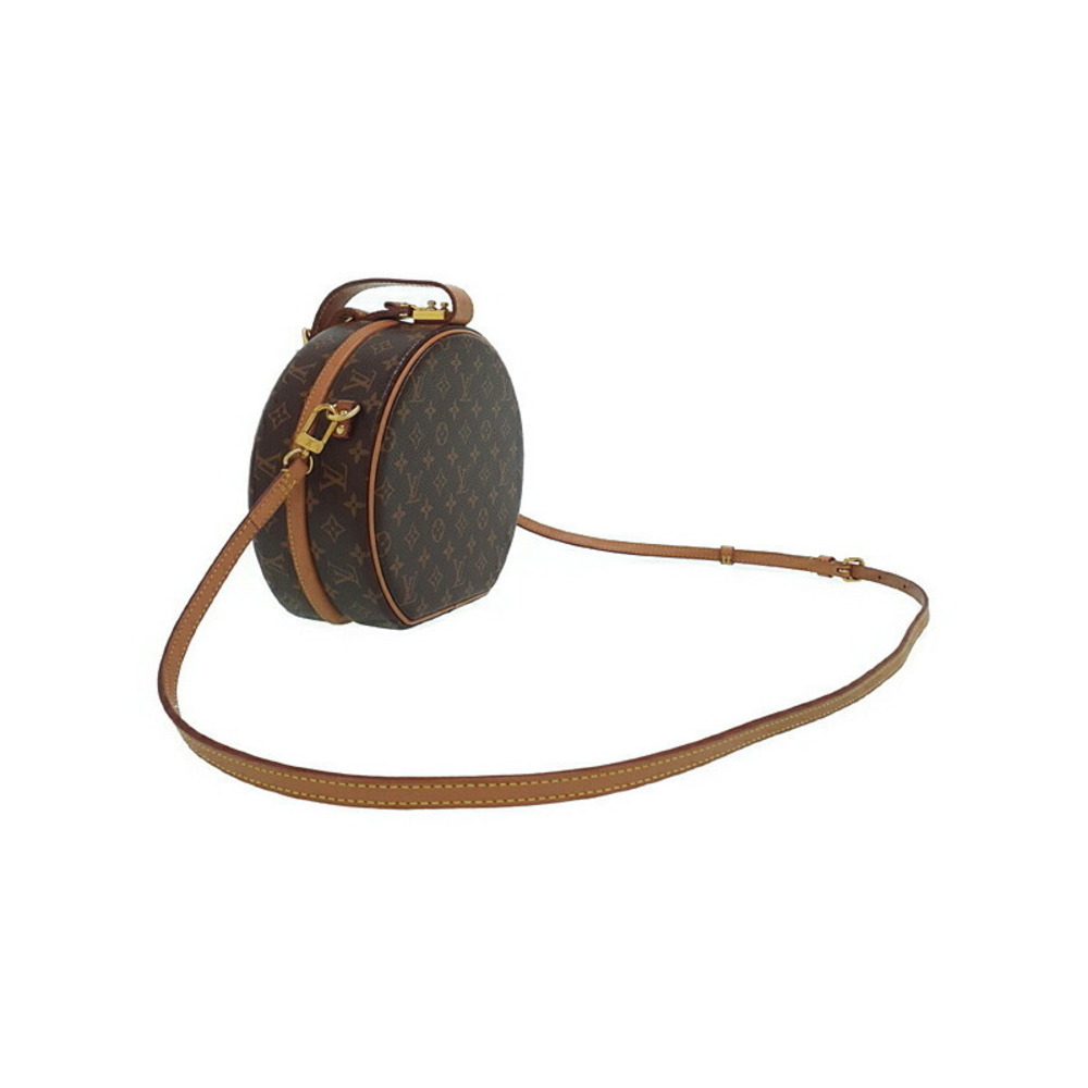 Louis Vuitton Bag Leather Brown Chapeau Boite Monogram